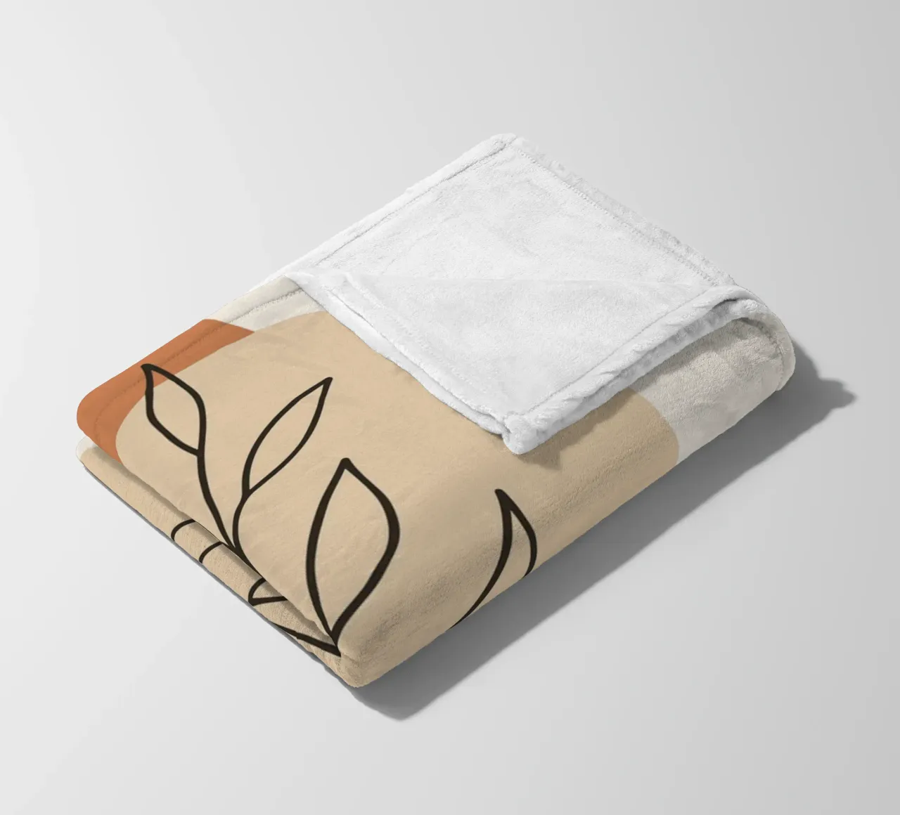 Elegant Vine Line coperta in pile da LisaArtes