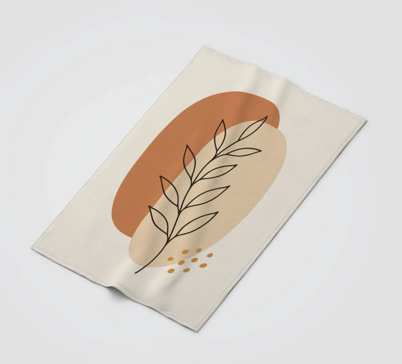 Elegant Vine Line coperta in pile da LisaArtes