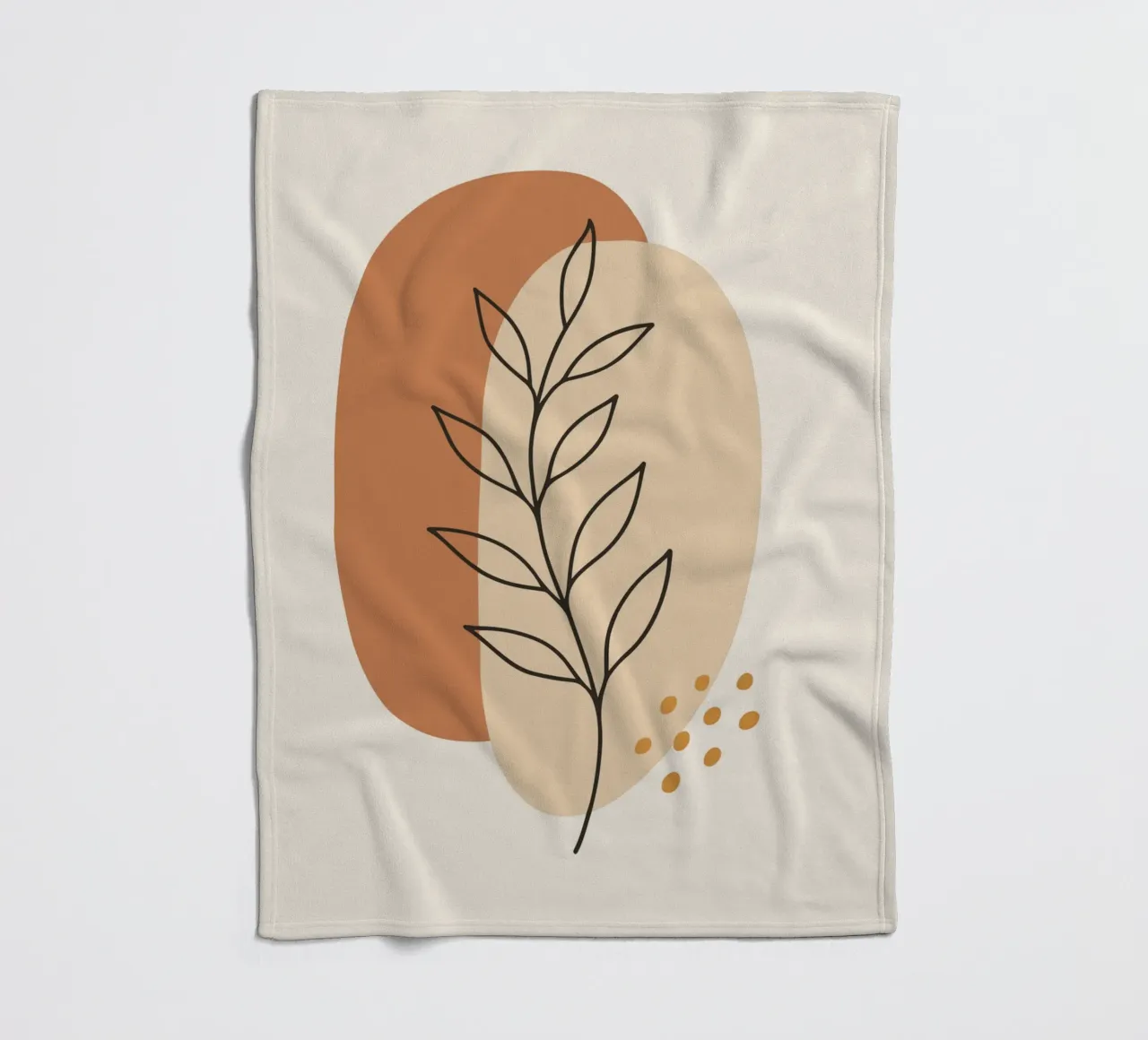Elegant Vine Line coperta in pile da LisaArtes
