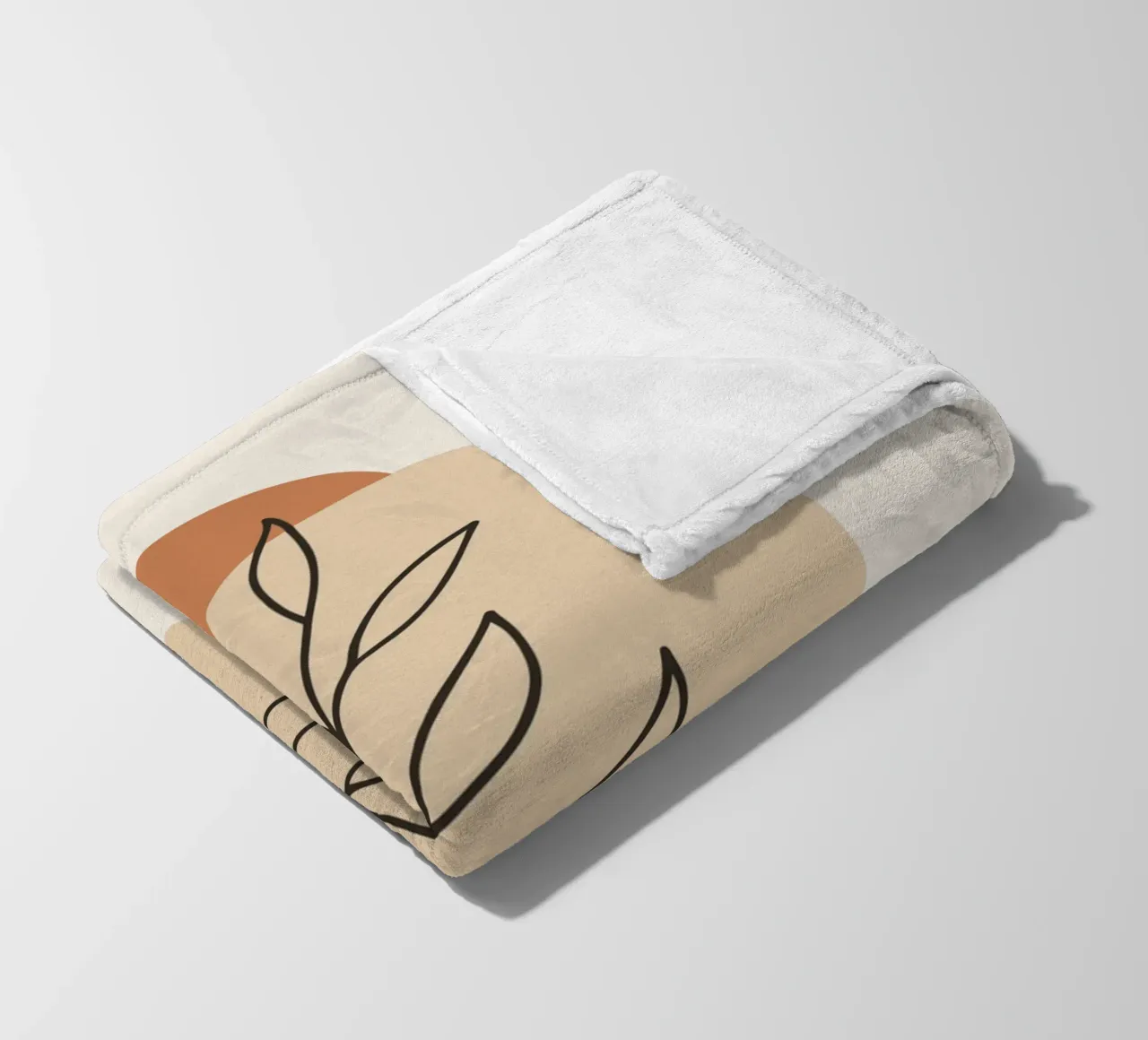 Elegant Vine Line coperta in pile da LisaArtes