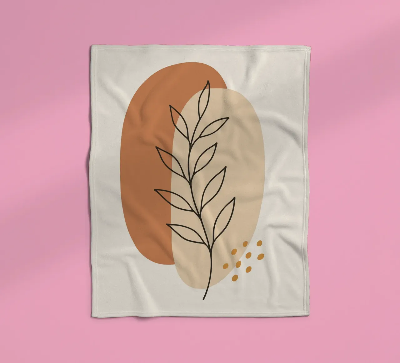 Elegant Vine Line coperta in pile da LisaArtes