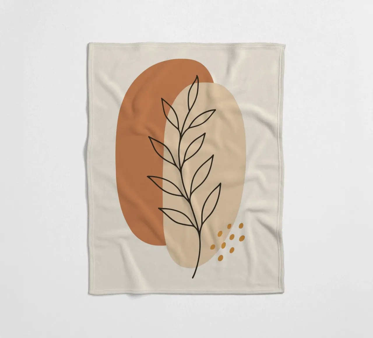 Elegant Vine Line coperta in pile da LisaArtes