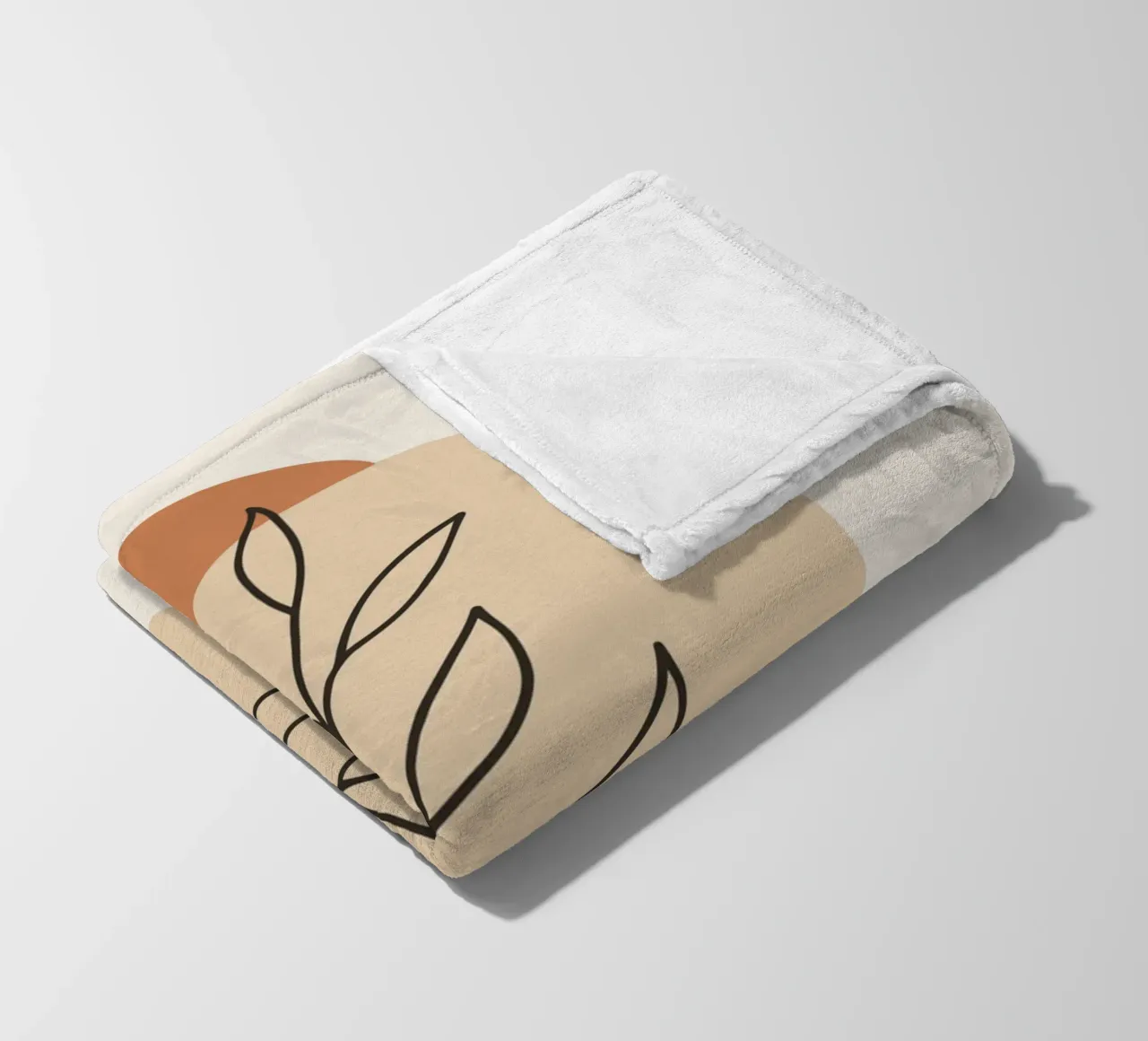 Elegant Vine Line coperta in pile da LisaArtes