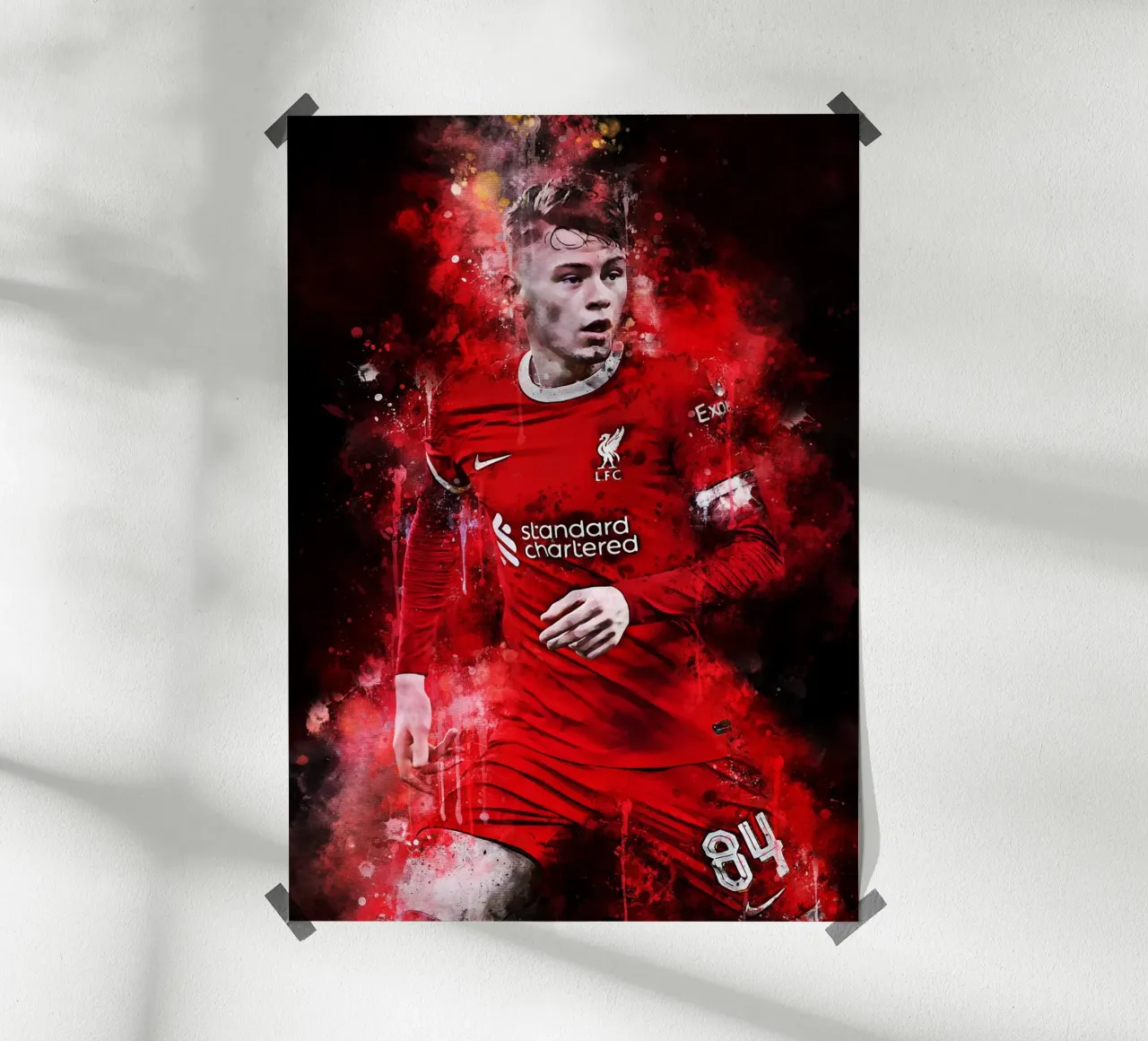Conor Bradley poster con telaio in legno da MasterInkArt