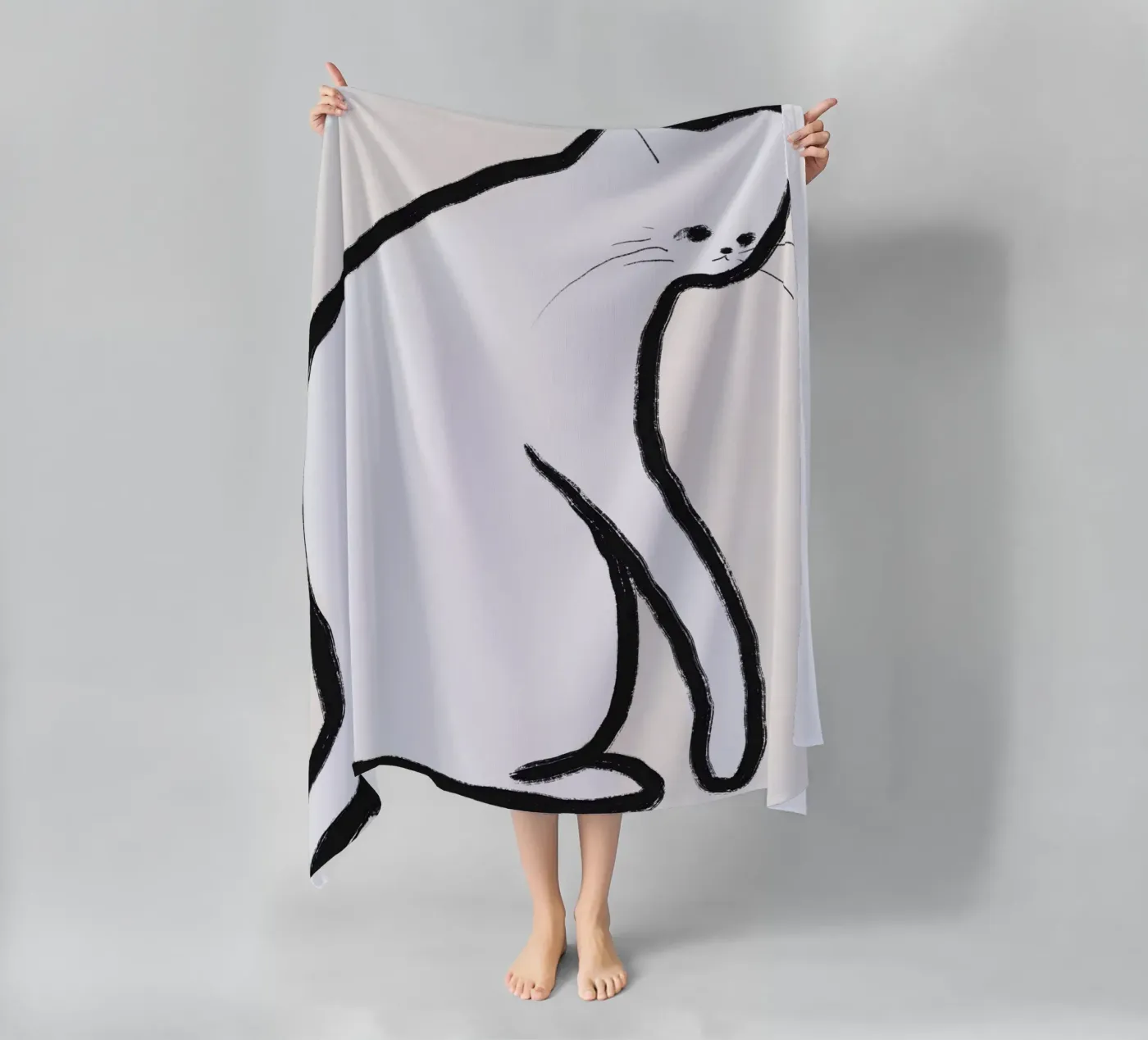 Snorharen strandhanddoek van Little Dean