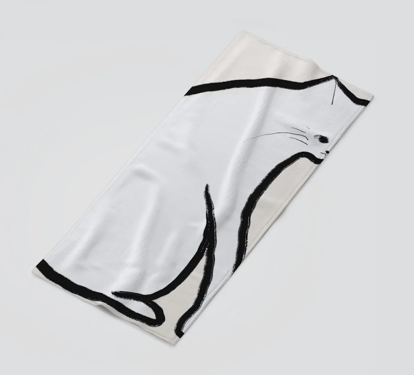 Snorharen strandhanddoek van Little Dean