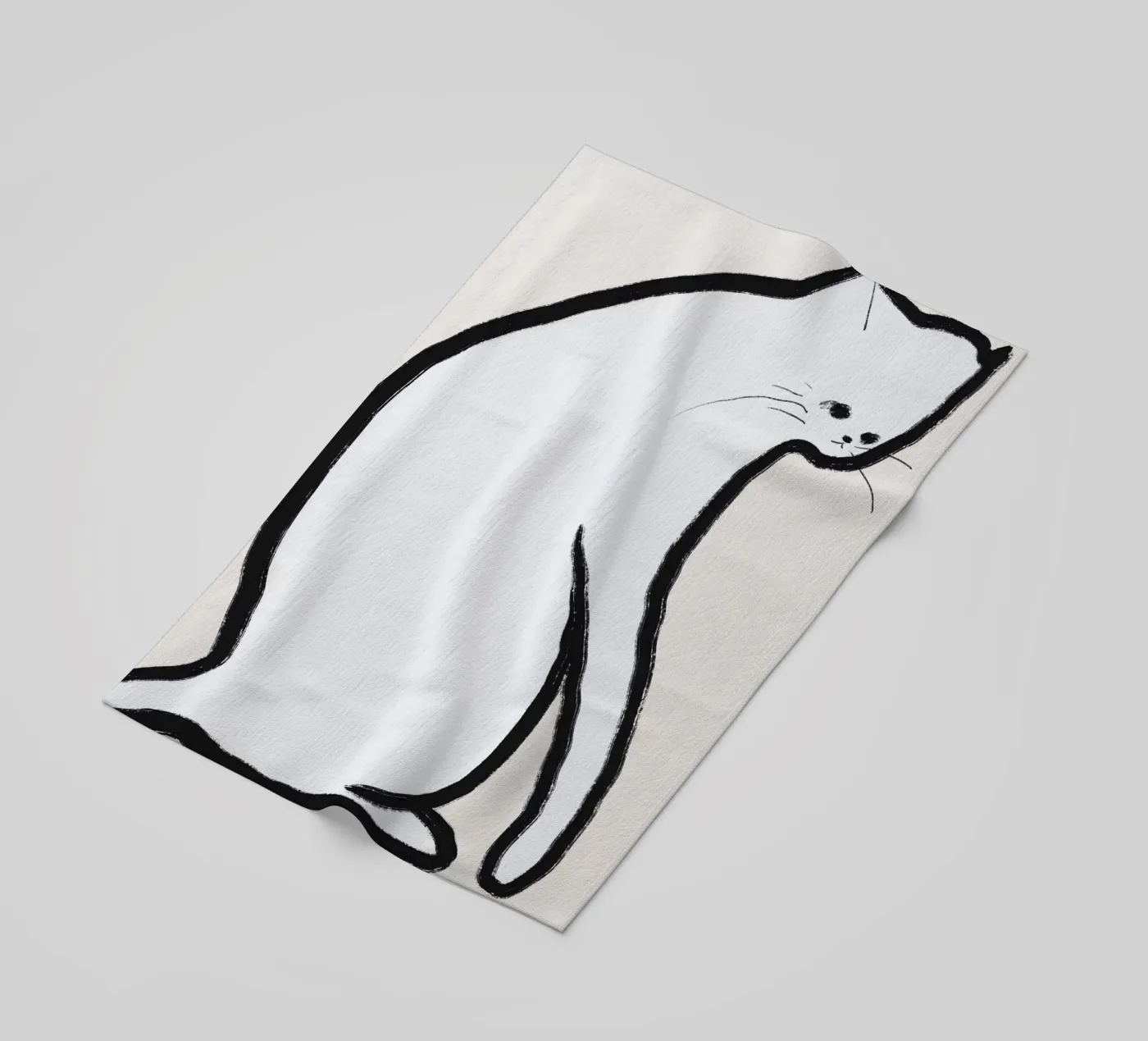 Snorharen strandhanddoek van Little Dean