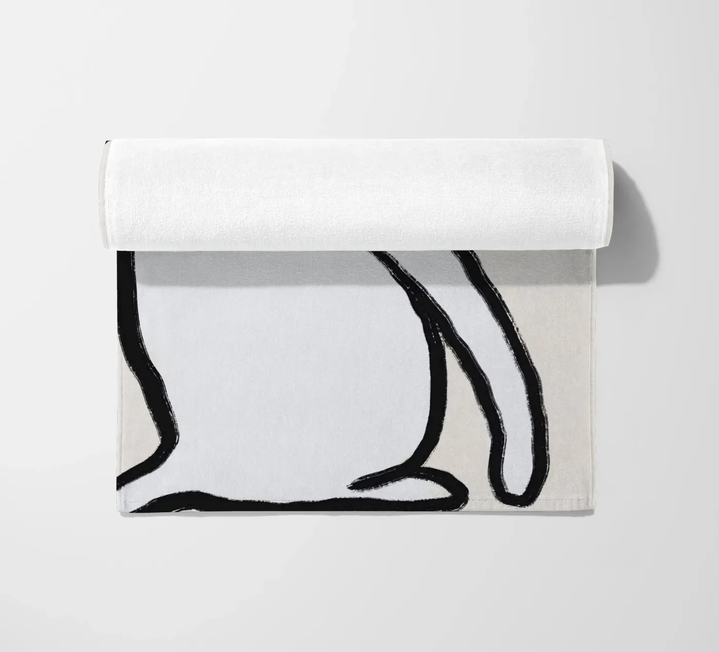 Snorharen strandhanddoek van Little Dean