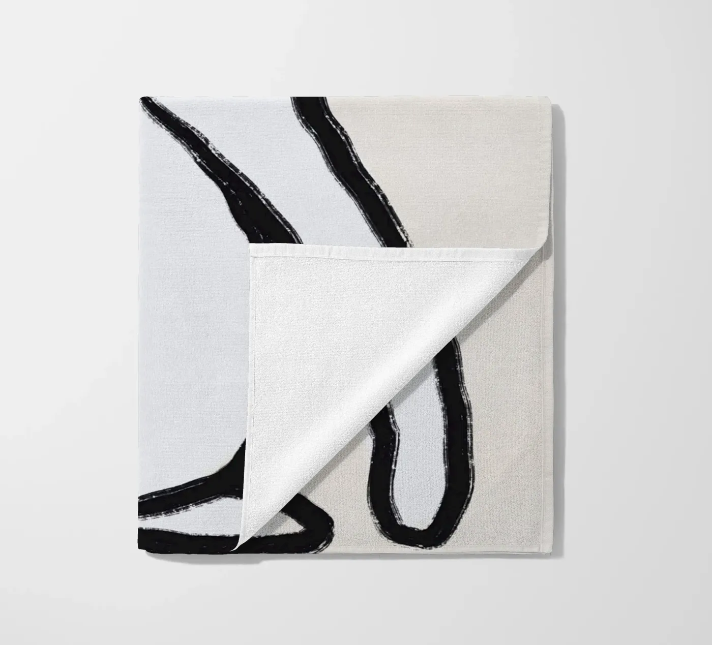 Snorharen strandhanddoek van Little Dean