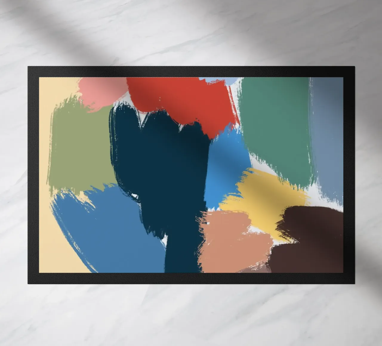 Farbe Form Fußmatte von Little Dean