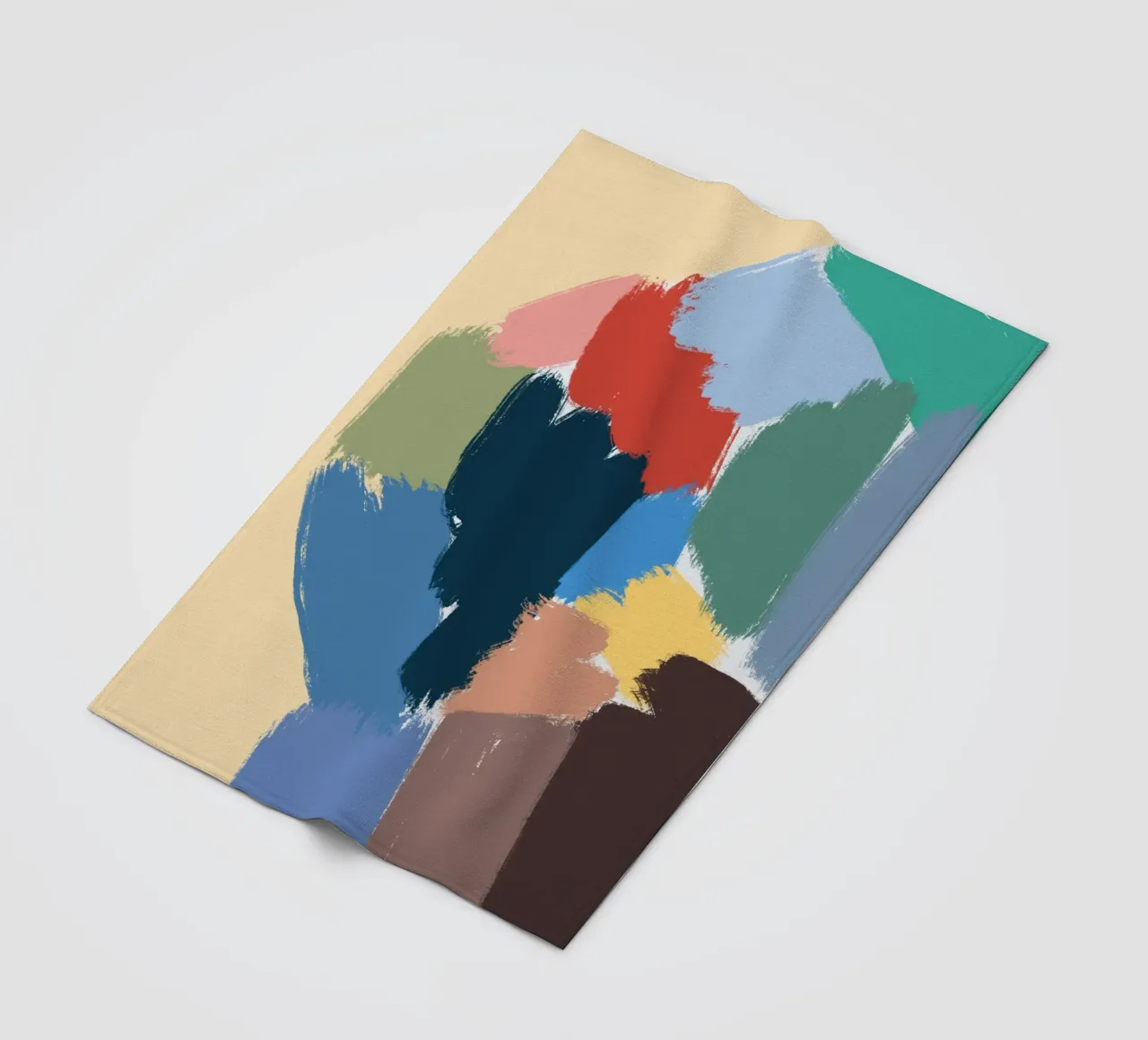 Farbe Form Fleecedecke von Little Dean