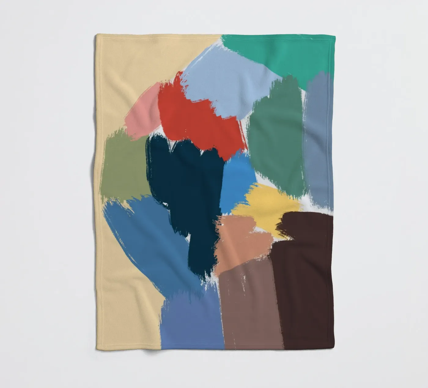Farbe Form Fleecedecke von Little Dean