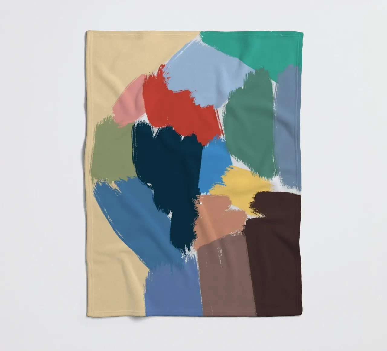 Farbe Form Fleecedecke von Little Dean