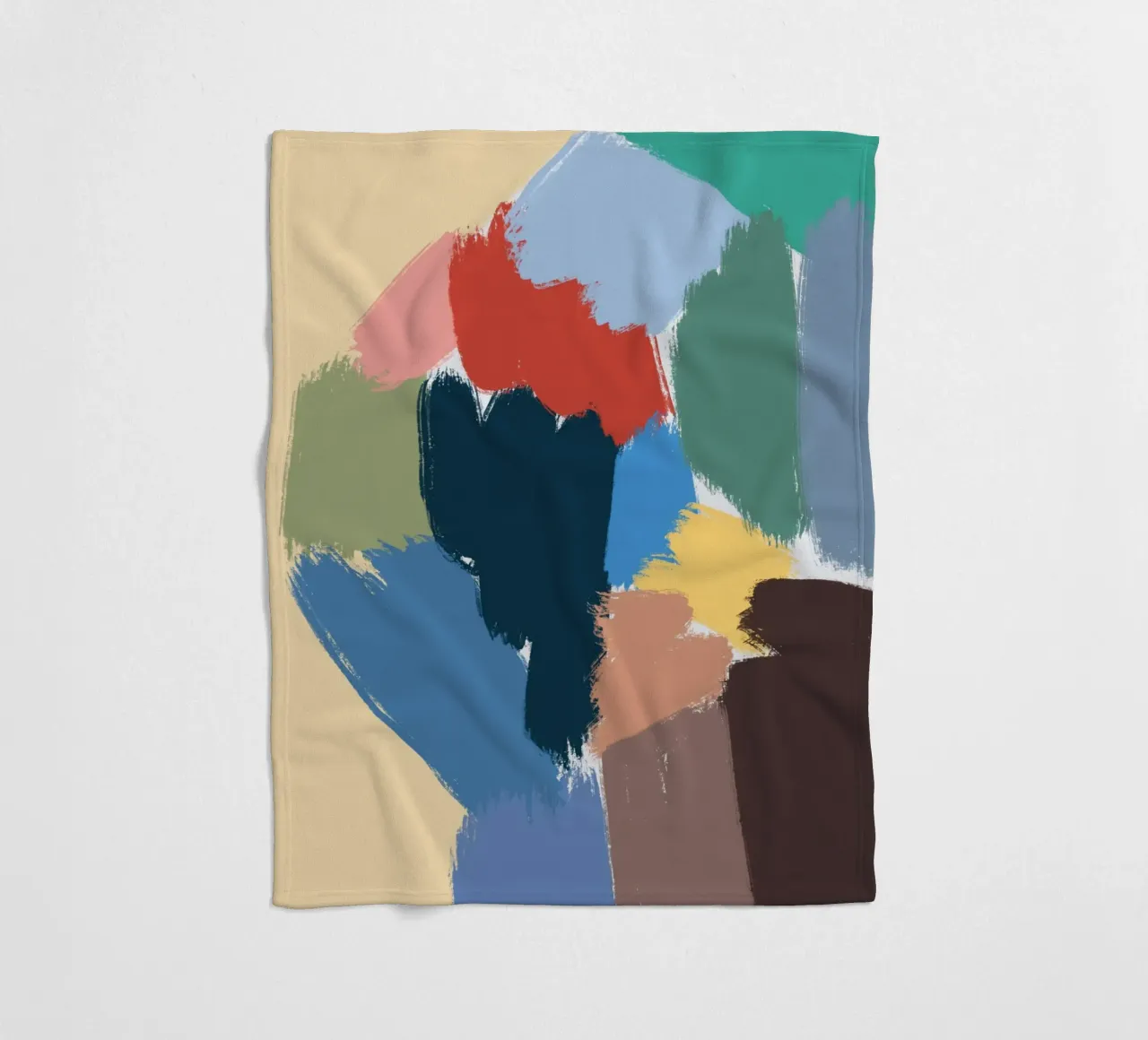 Farbe Form Fleecedecke von Little Dean