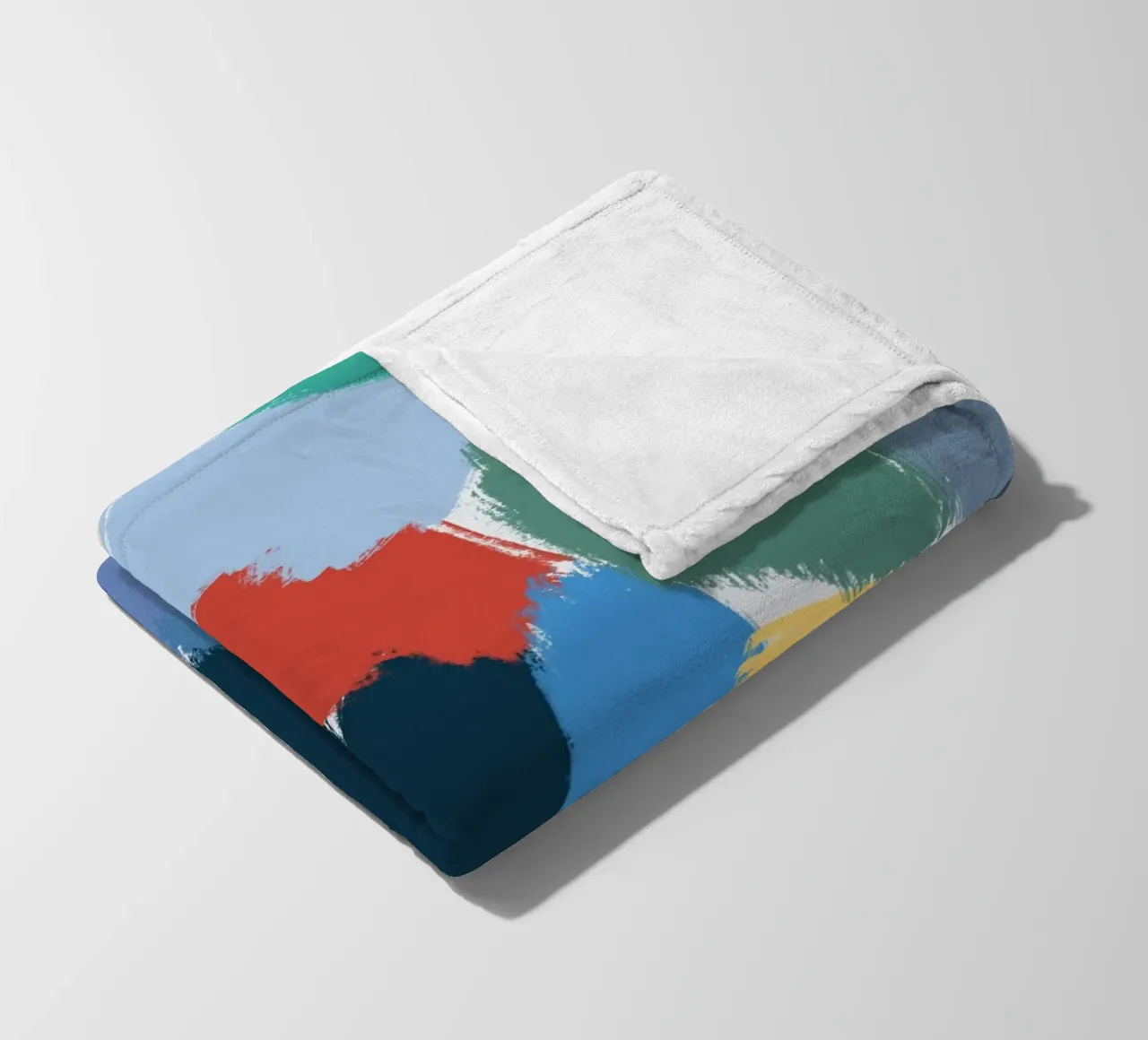 Farbe Form Fleecedecke von Little Dean