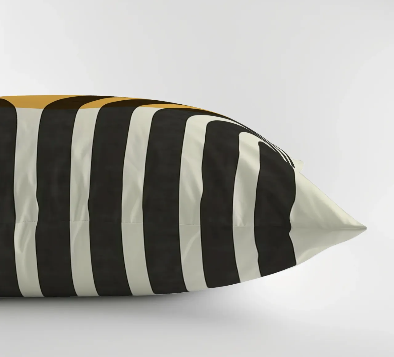 sole curve archi cerchio arancione linee nere cuscino da Patrick M Gerber