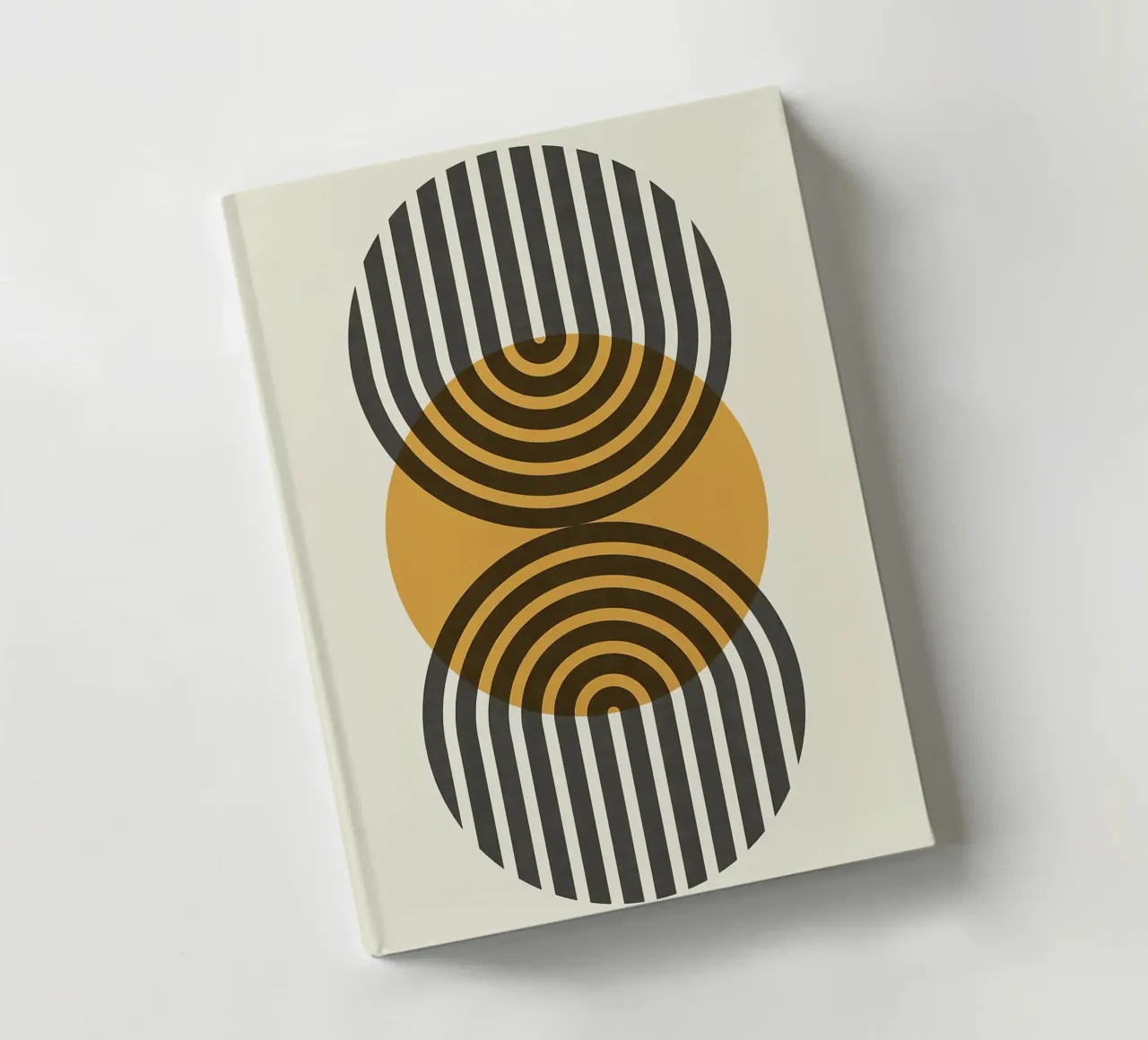 circles ovals arcs lines geometric shapes notebook by Patrick M Gerber