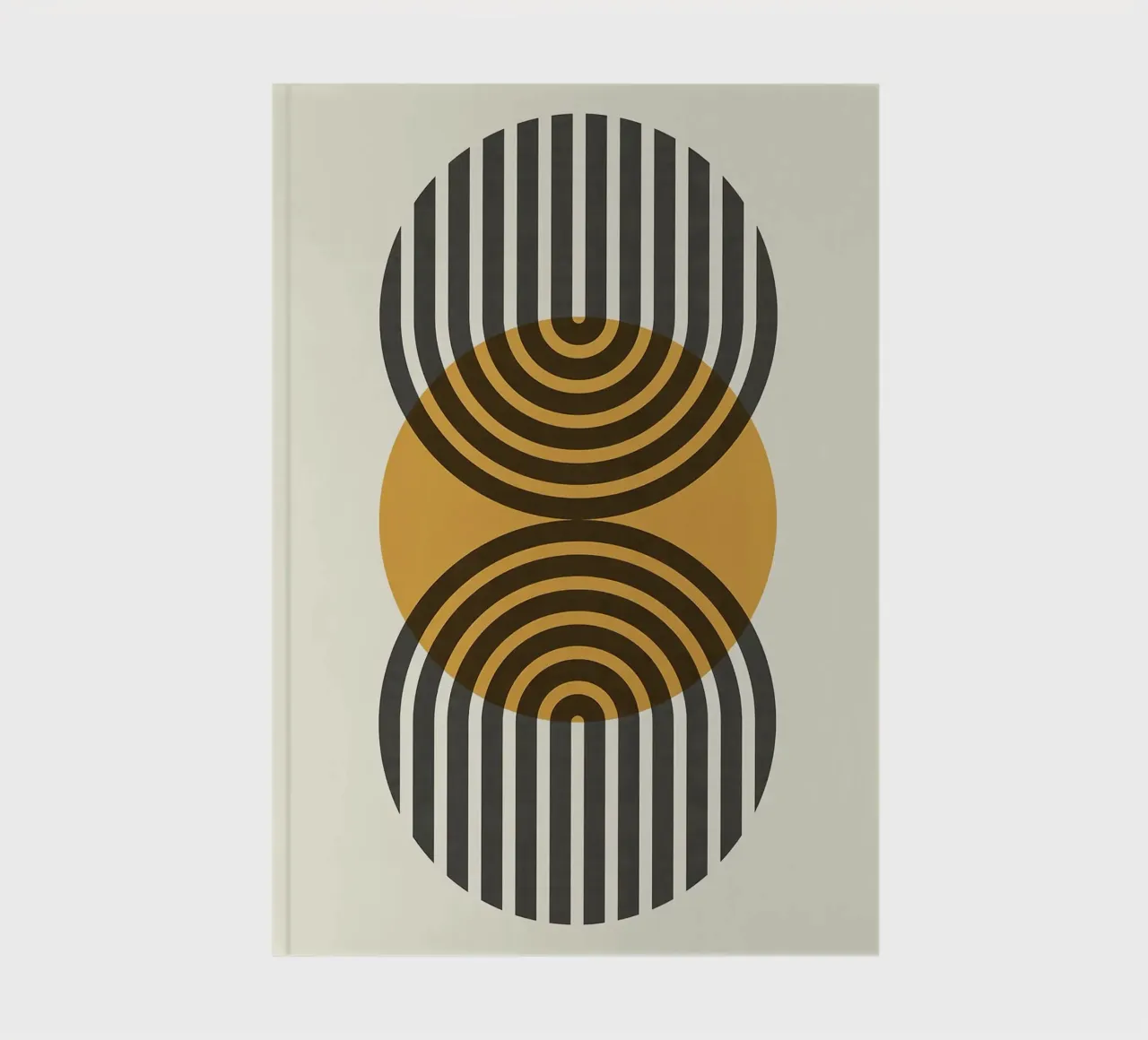 circles ovals arcs lines geometric shapes notebook by Patrick M Gerber