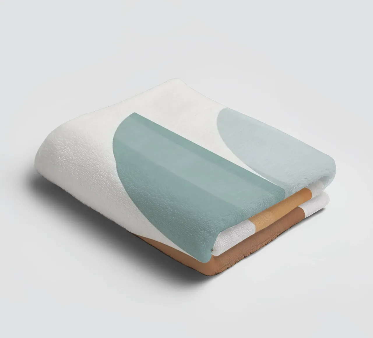 geometric shapes circles semicircles minimalist design balan towel by Patrick M Gerber