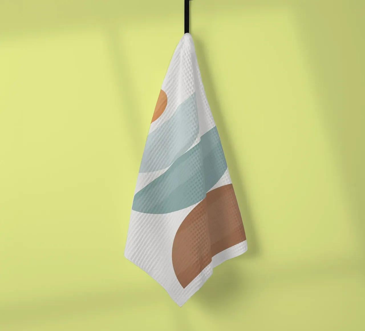 Forme geometriche cerchi semicerchi design minimalista canovaccio da cucina da Patrick M Gerber