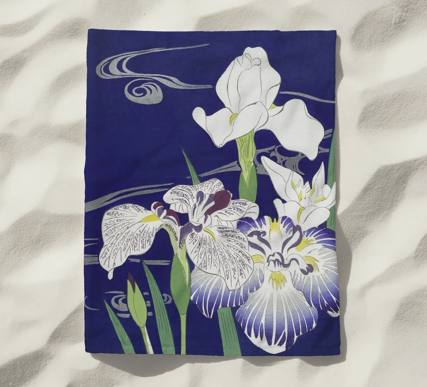 Irises telo mare da vintageshop