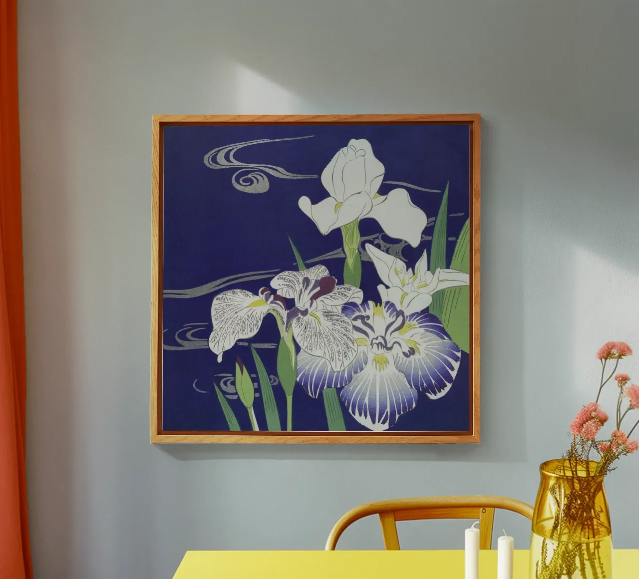 Irises plexiglass da vintageshop