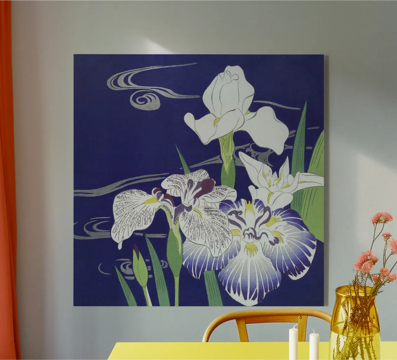 Irises plexiglass da vintageshop