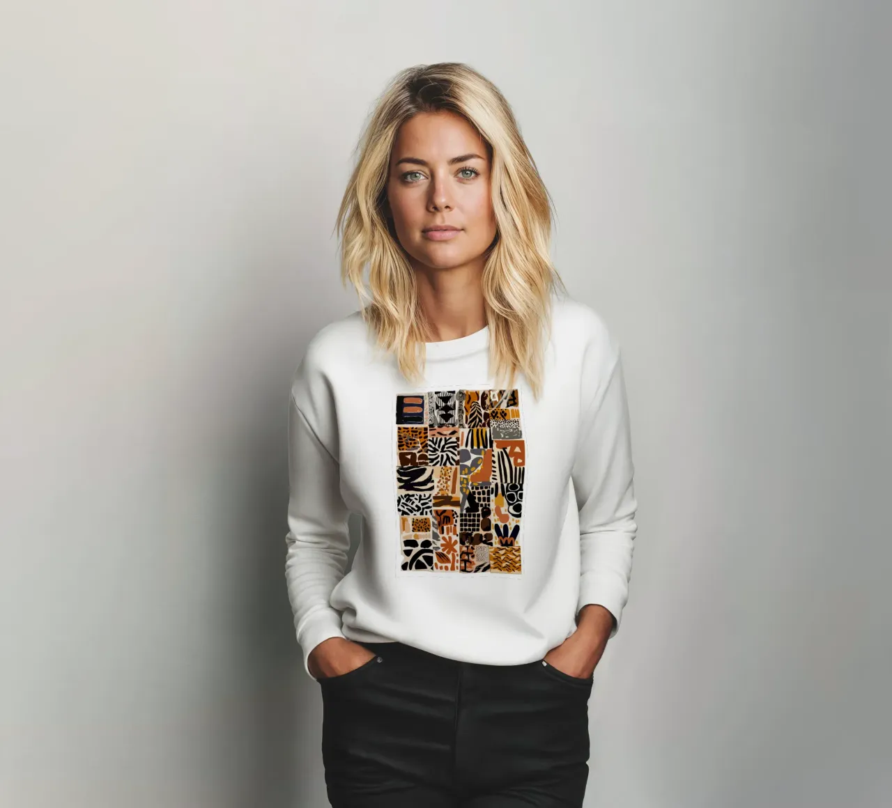 Afri Pattern Sweatshirt von treechild
