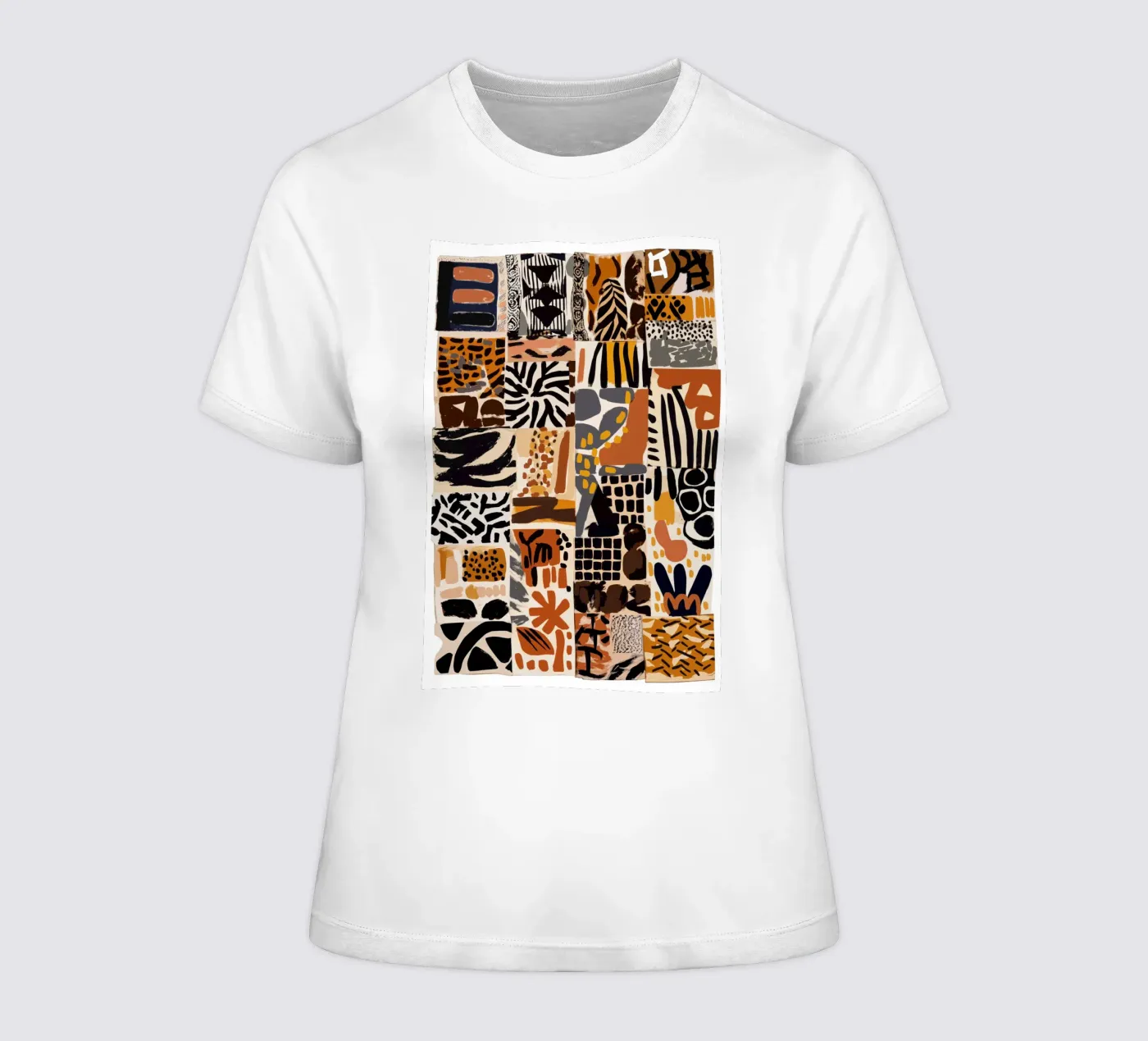 Afri Pattern t-shirt da donna da treechild