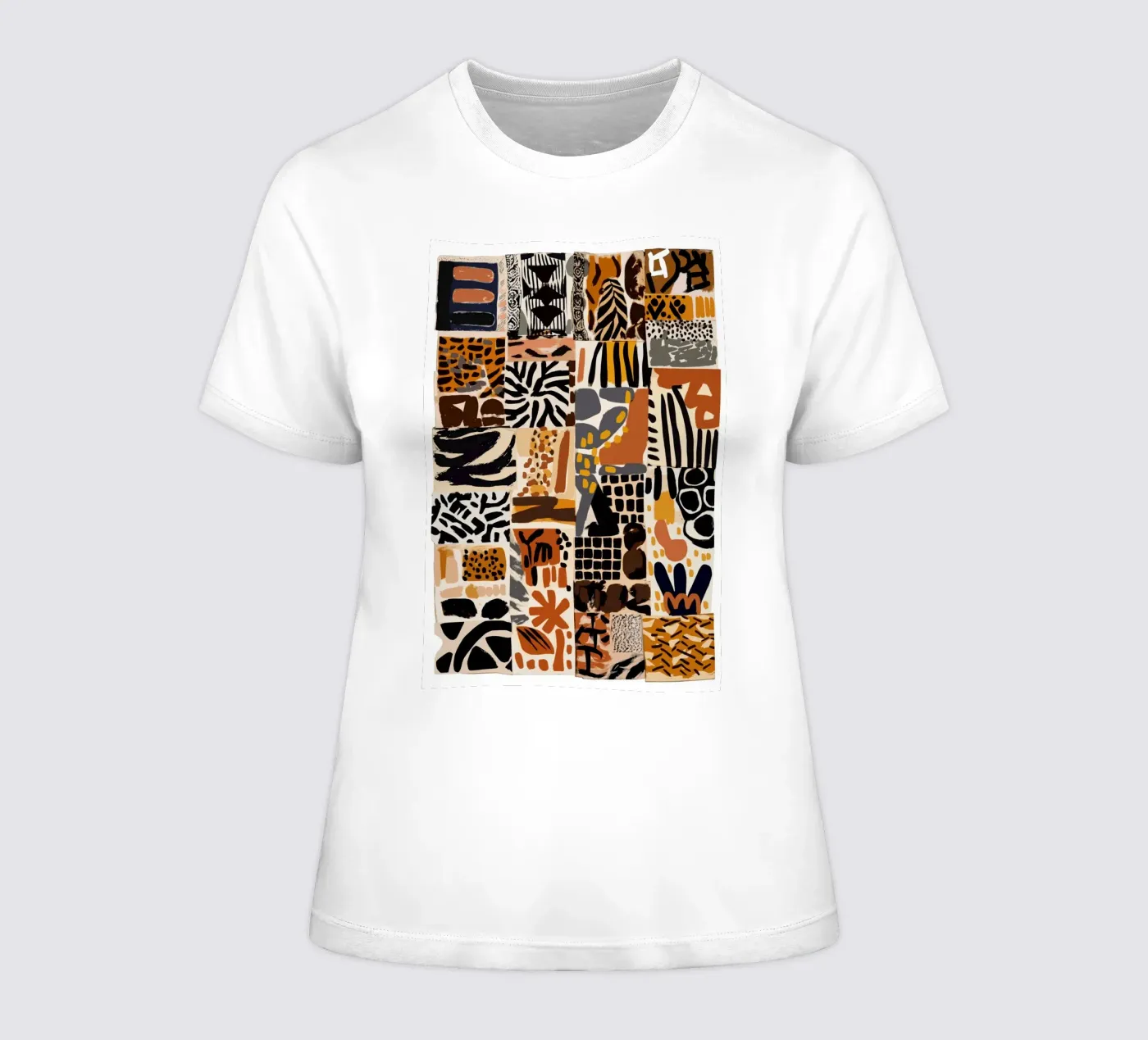 Afri Pattern t-shirt da donna da treechild