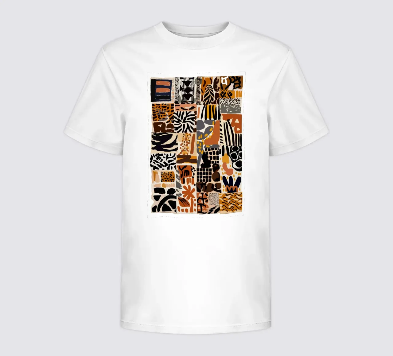 Afri Pattern t-shirt bambini da treechild