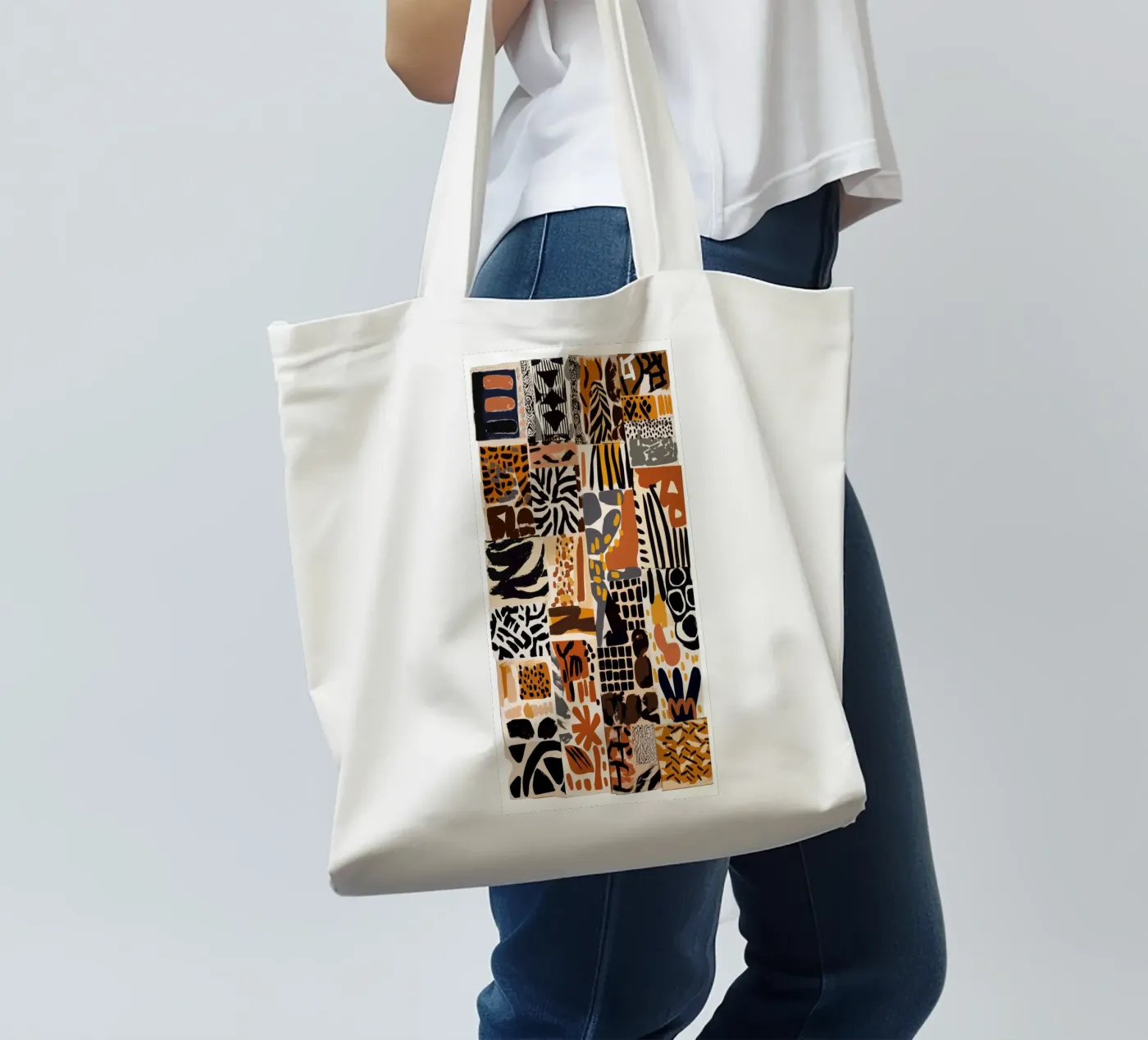 Afri Pattern tote bag by treechild