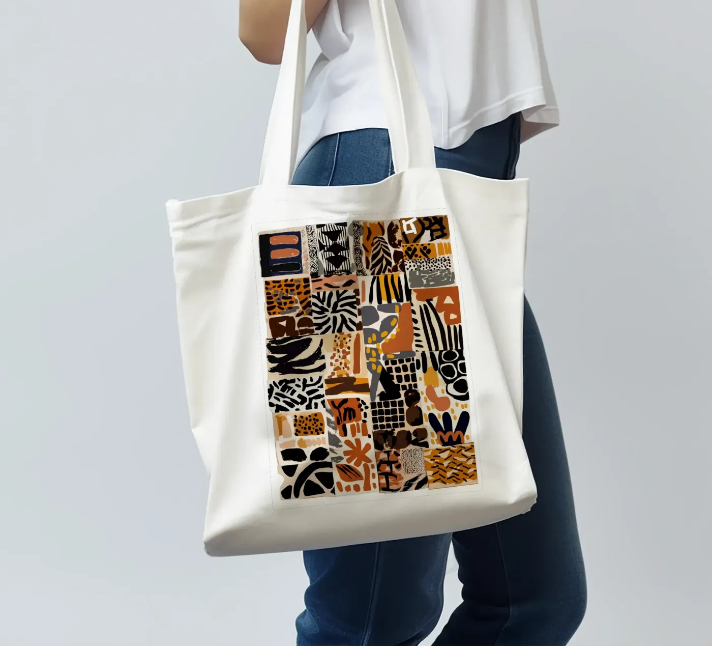 Afri Pattern Jutebeutel von treechild