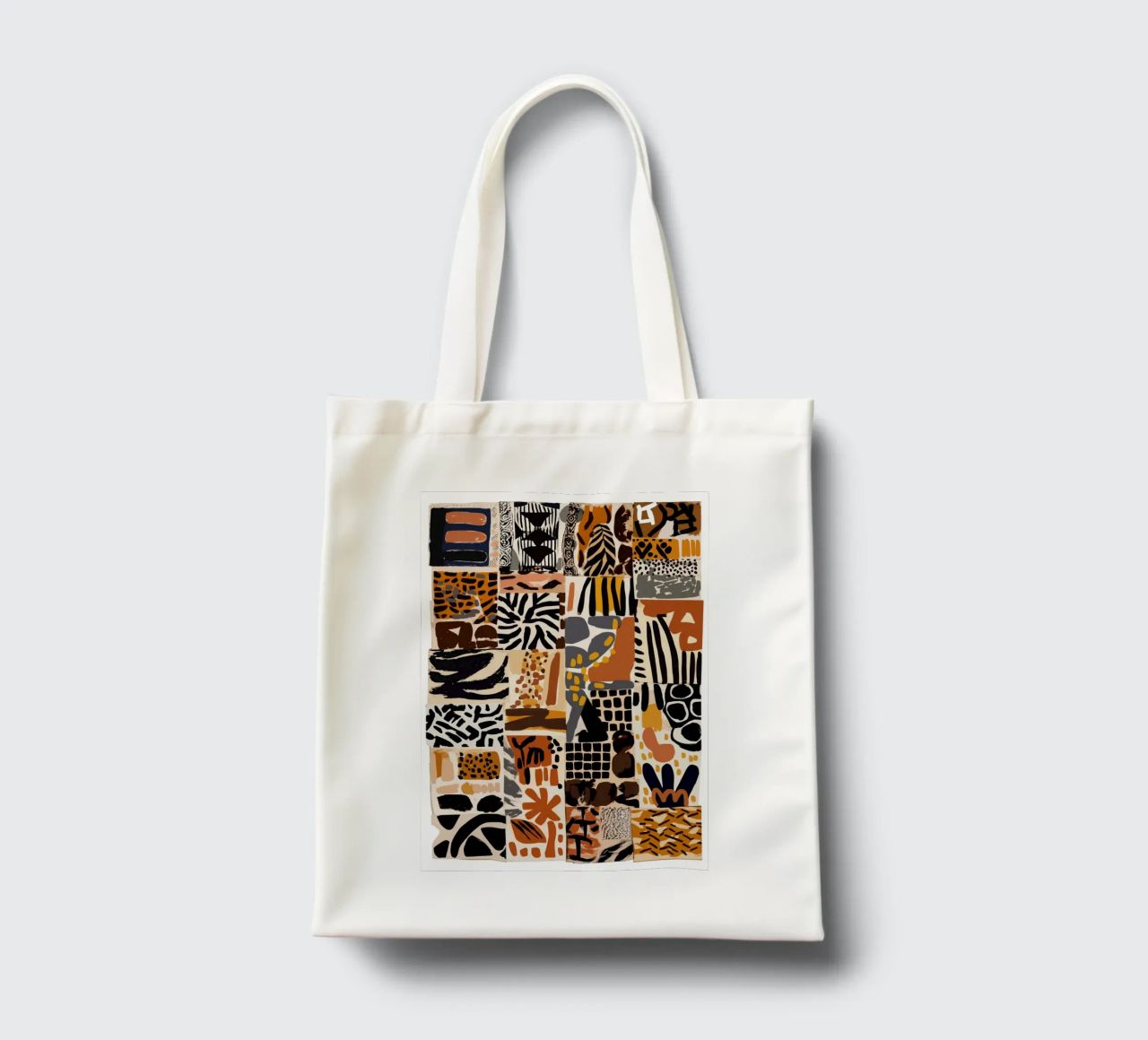 Afri Pattern borsa in juta da treechild