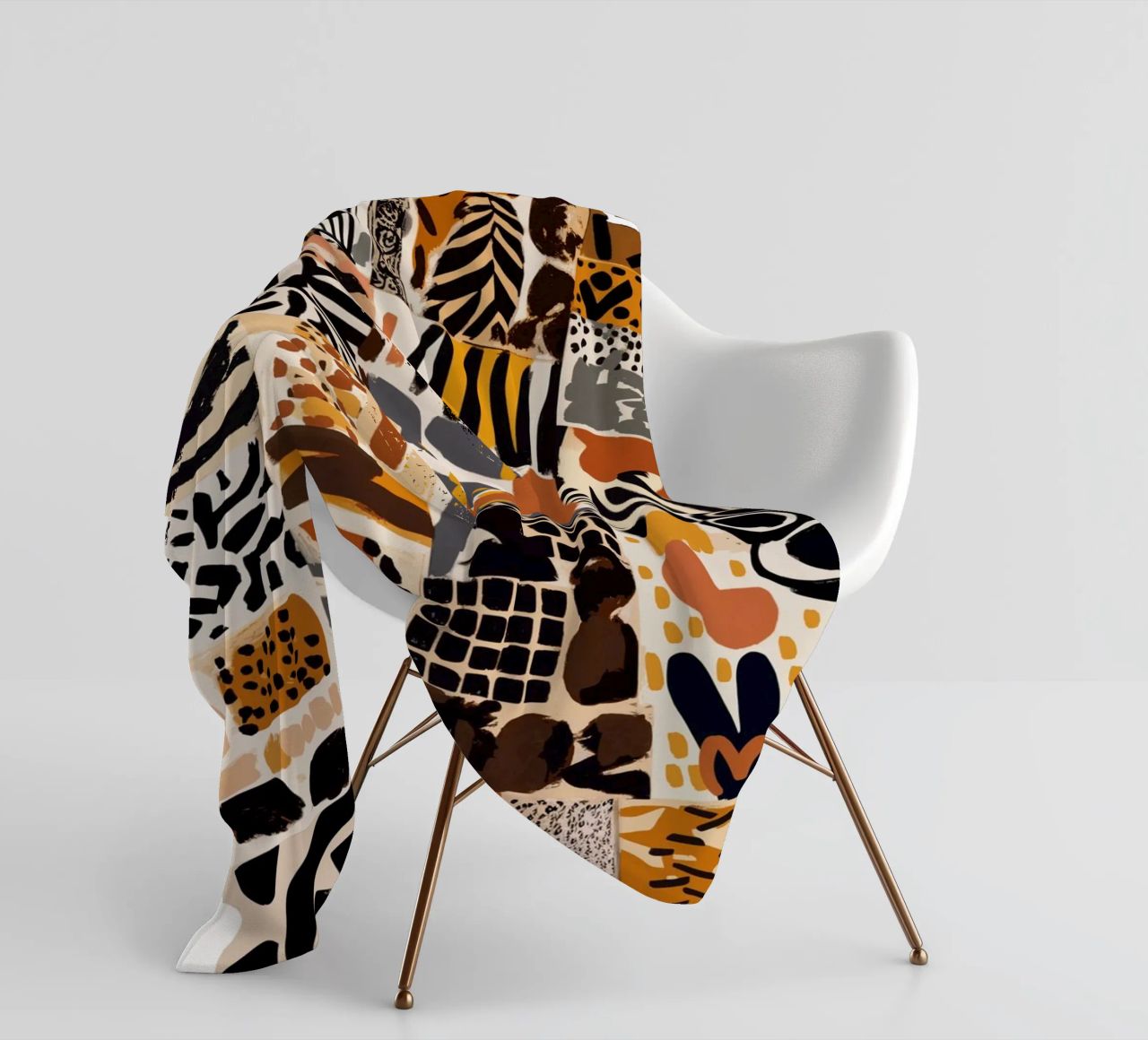 Afri Pattern coperta in pile da treechild
