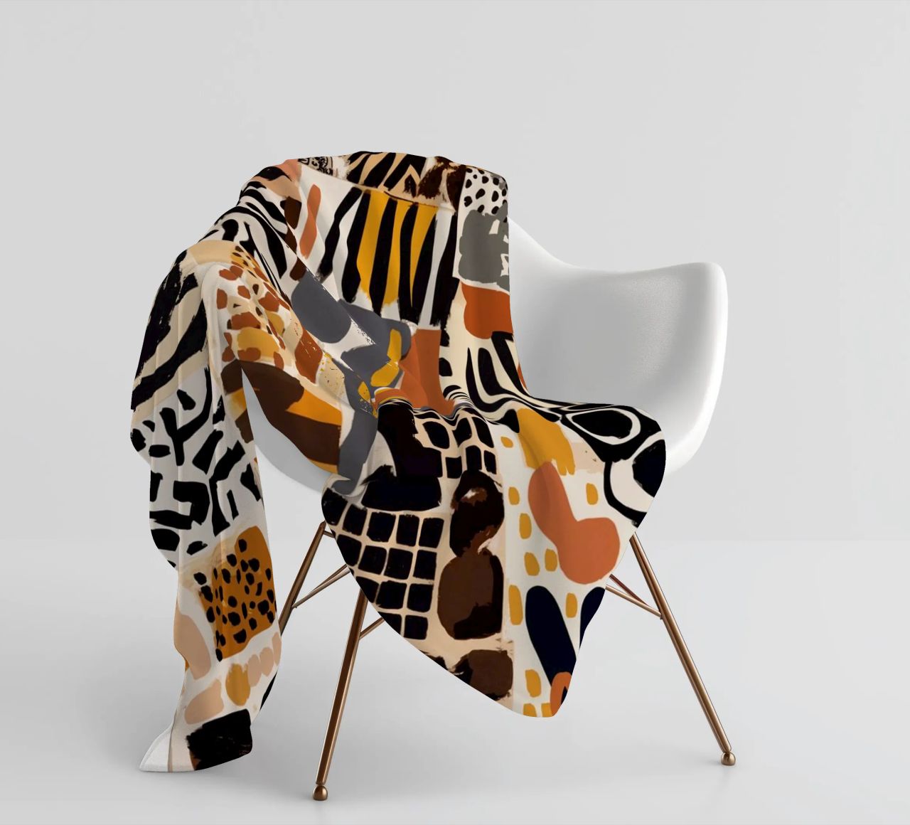 Afri Pattern coperta in pile da treechild
