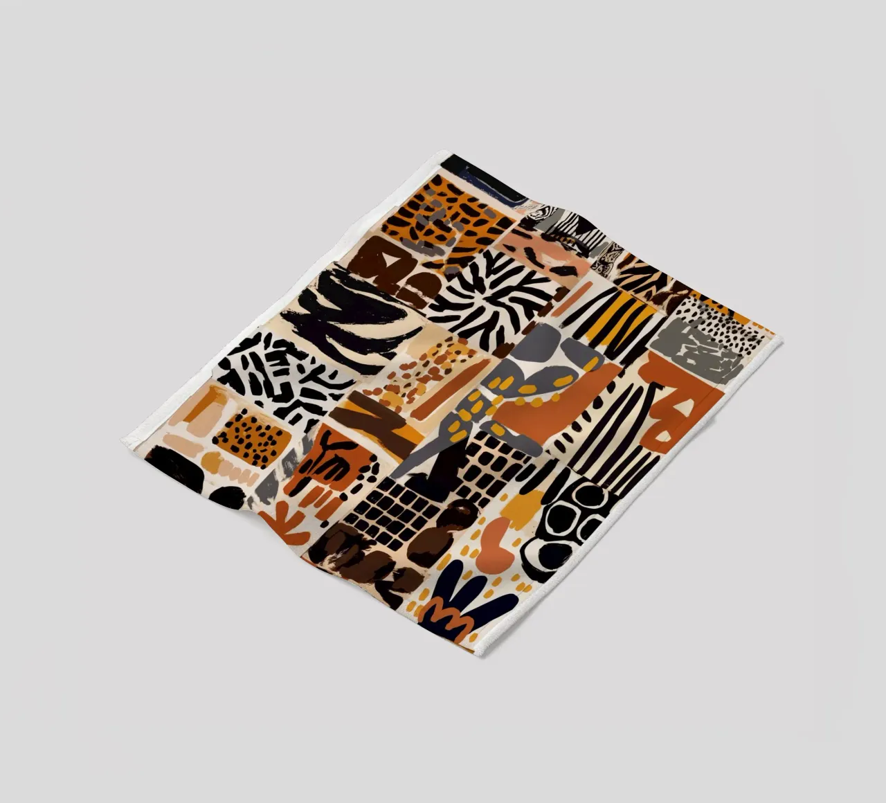 Afri Pattern Fleecedecke von treechild