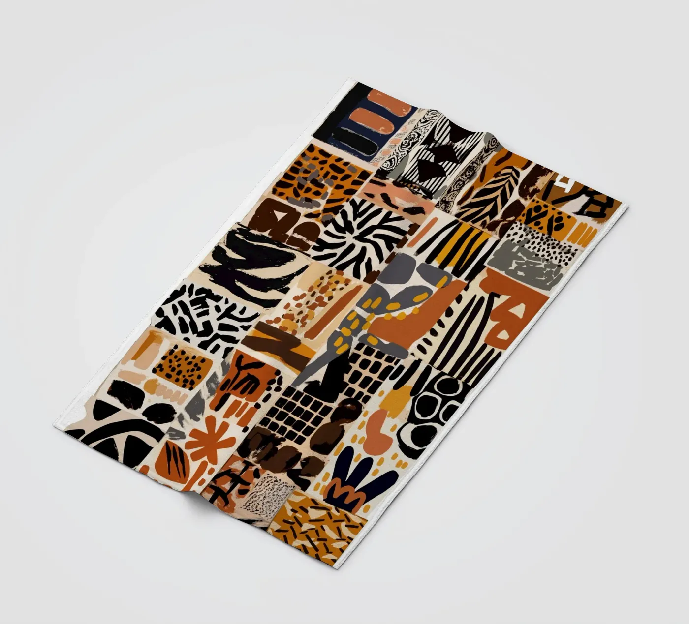 Afri Pattern Fleecedecke von treechild
