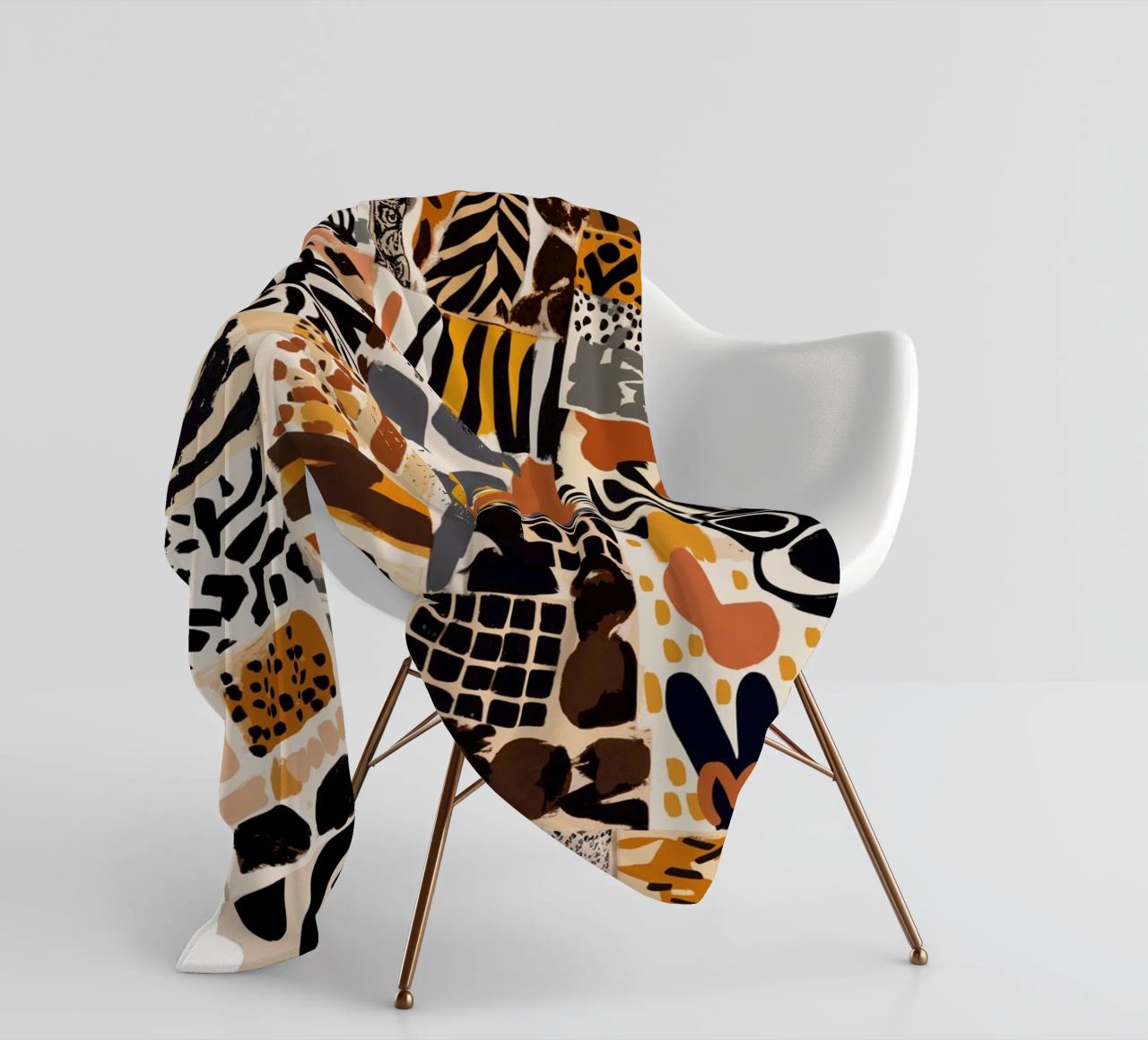 Afri Pattern coperta in pile da treechild