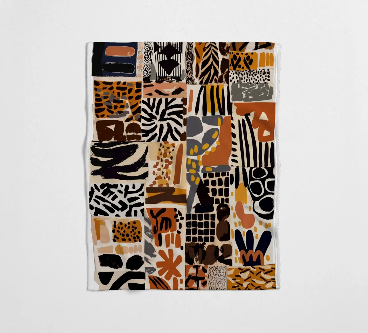 Afri Pattern Fleecedecke von treechild