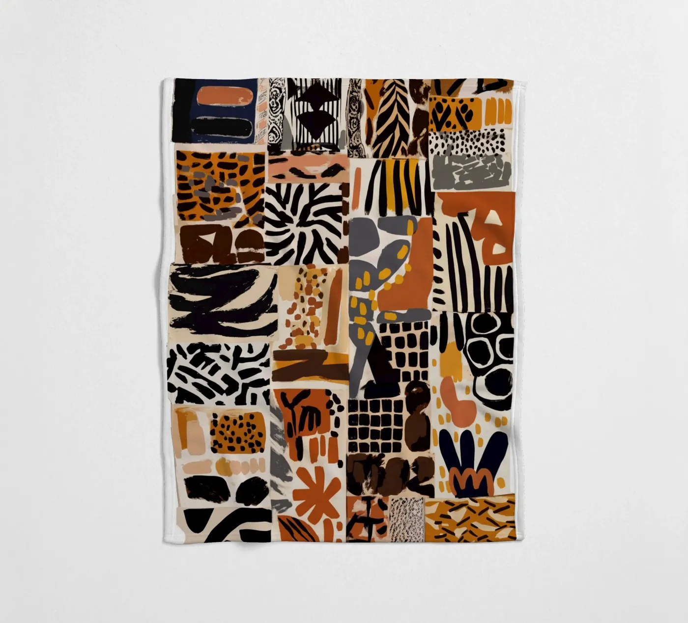 Afri Pattern Fleecedecke von treechild