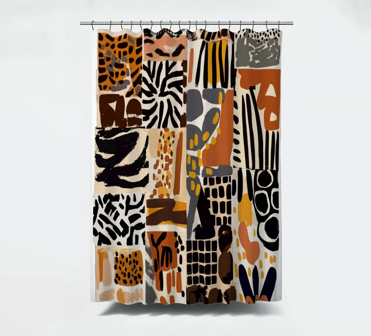 Afri Pattern Duschvorhang von treechild