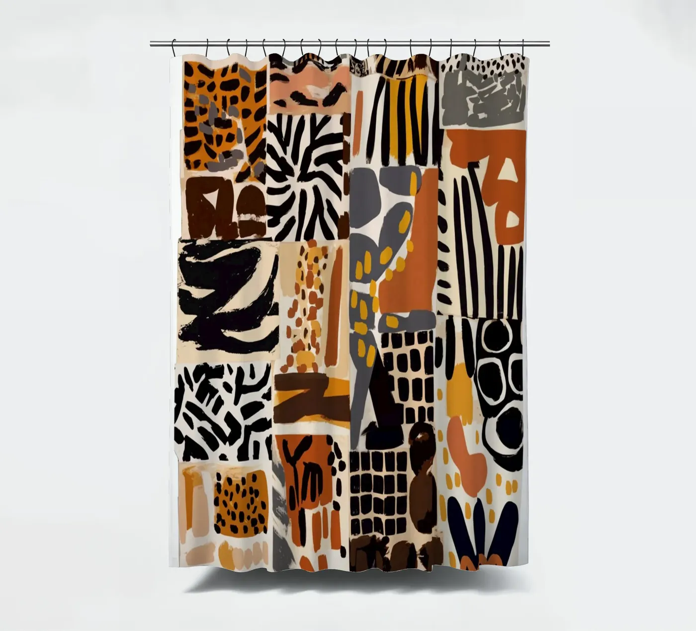 Afri Pattern Duschvorhang von treechild