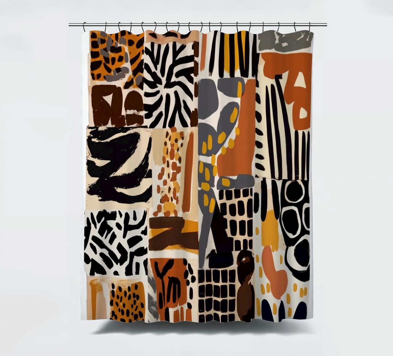 Afri Pattern tenda da doccia da treechild