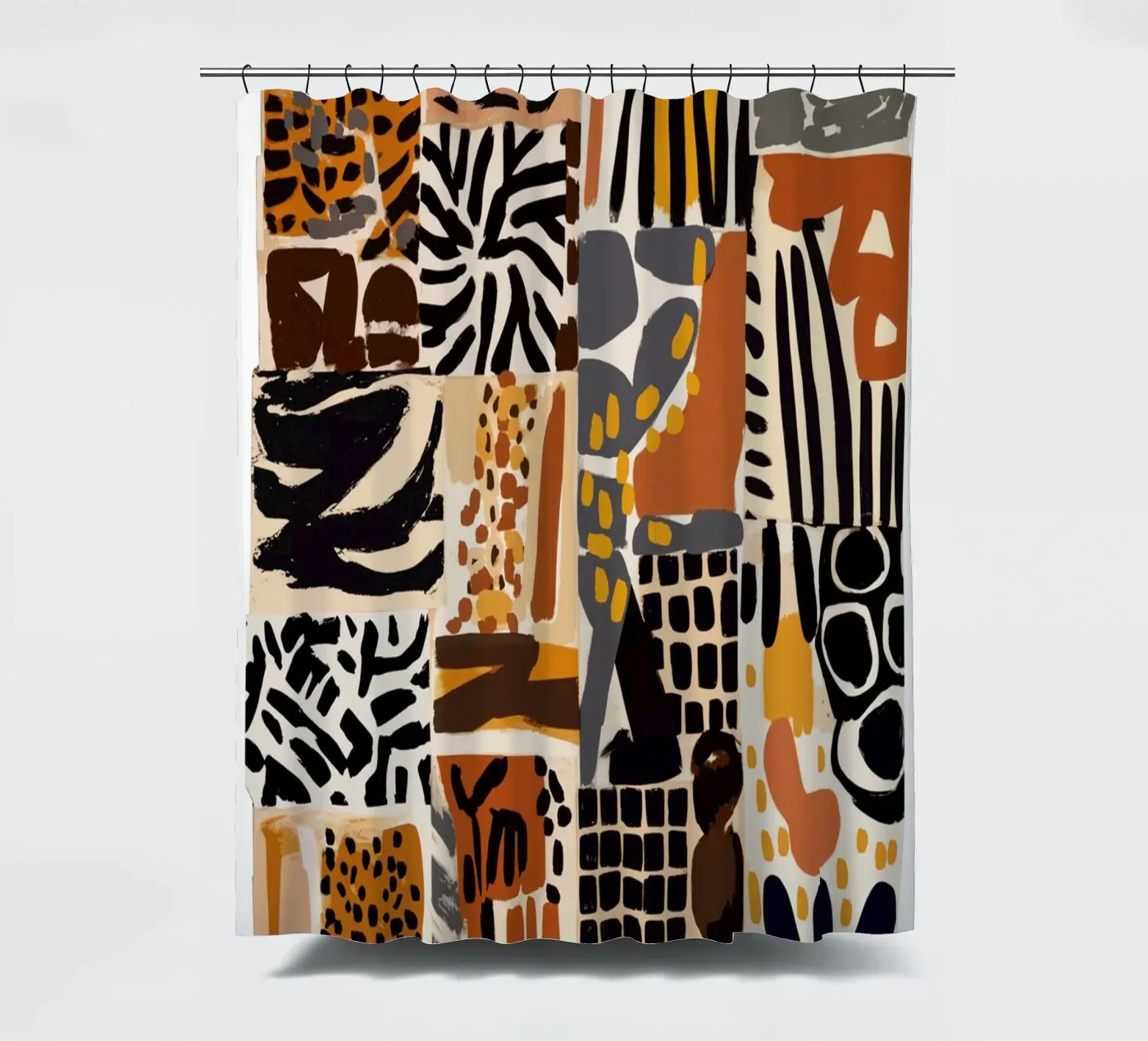 Afri Pattern Duschvorhang von treechild