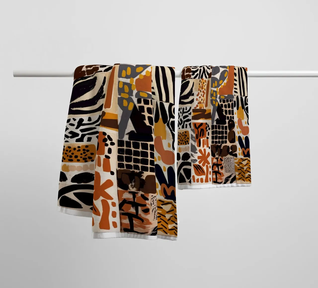 Afri Pattern badhanddoek van treechild