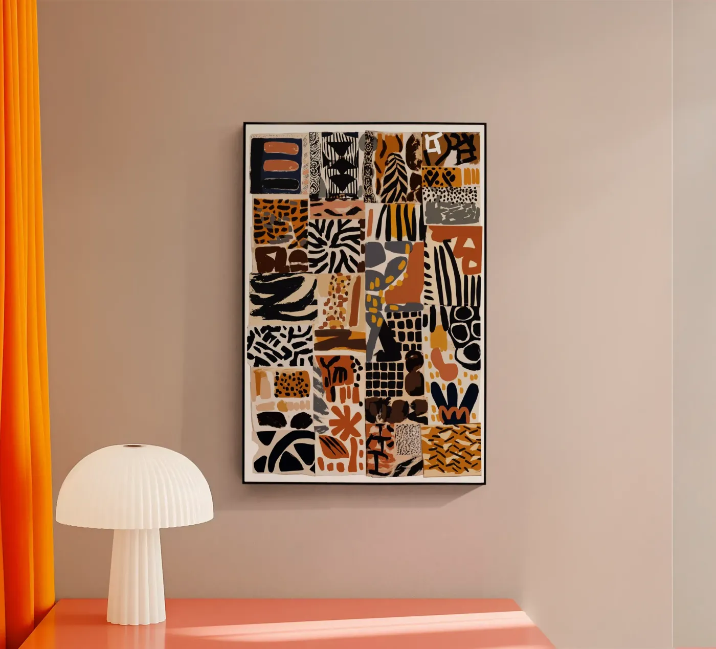 Afri Pattern Acryl-Glas von treechild