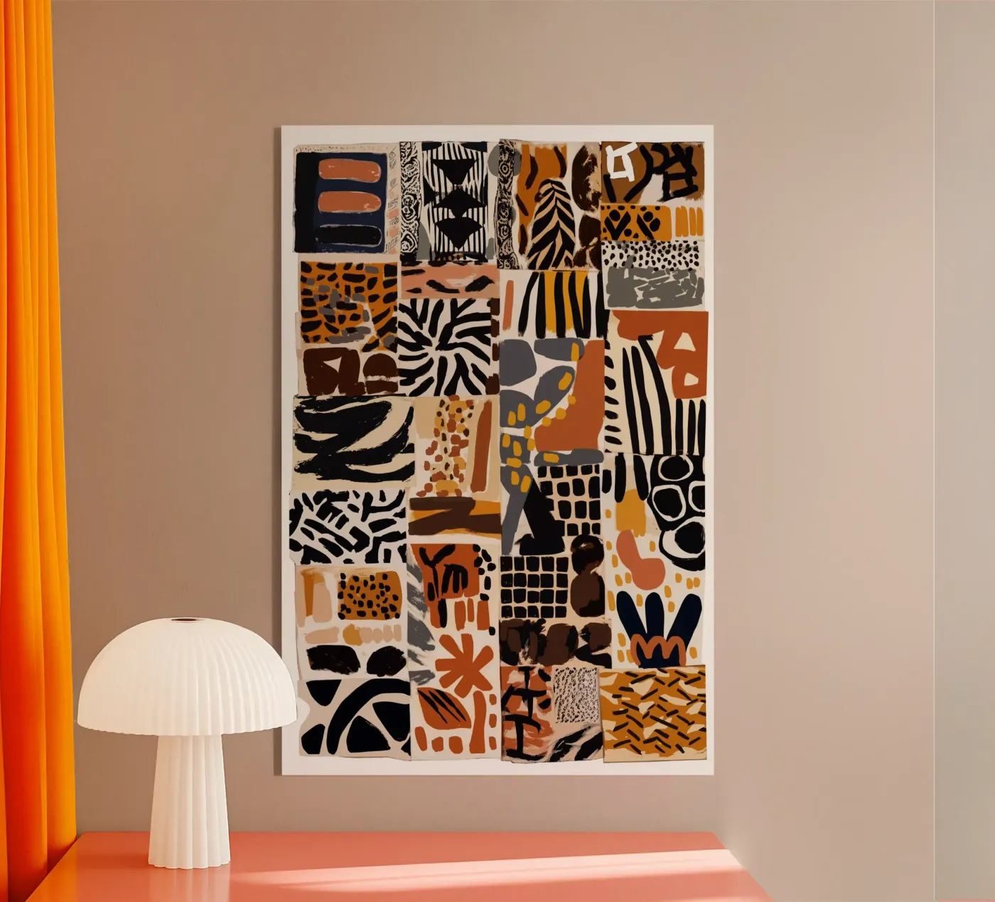 Afri Pattern Acryl-Glas von treechild