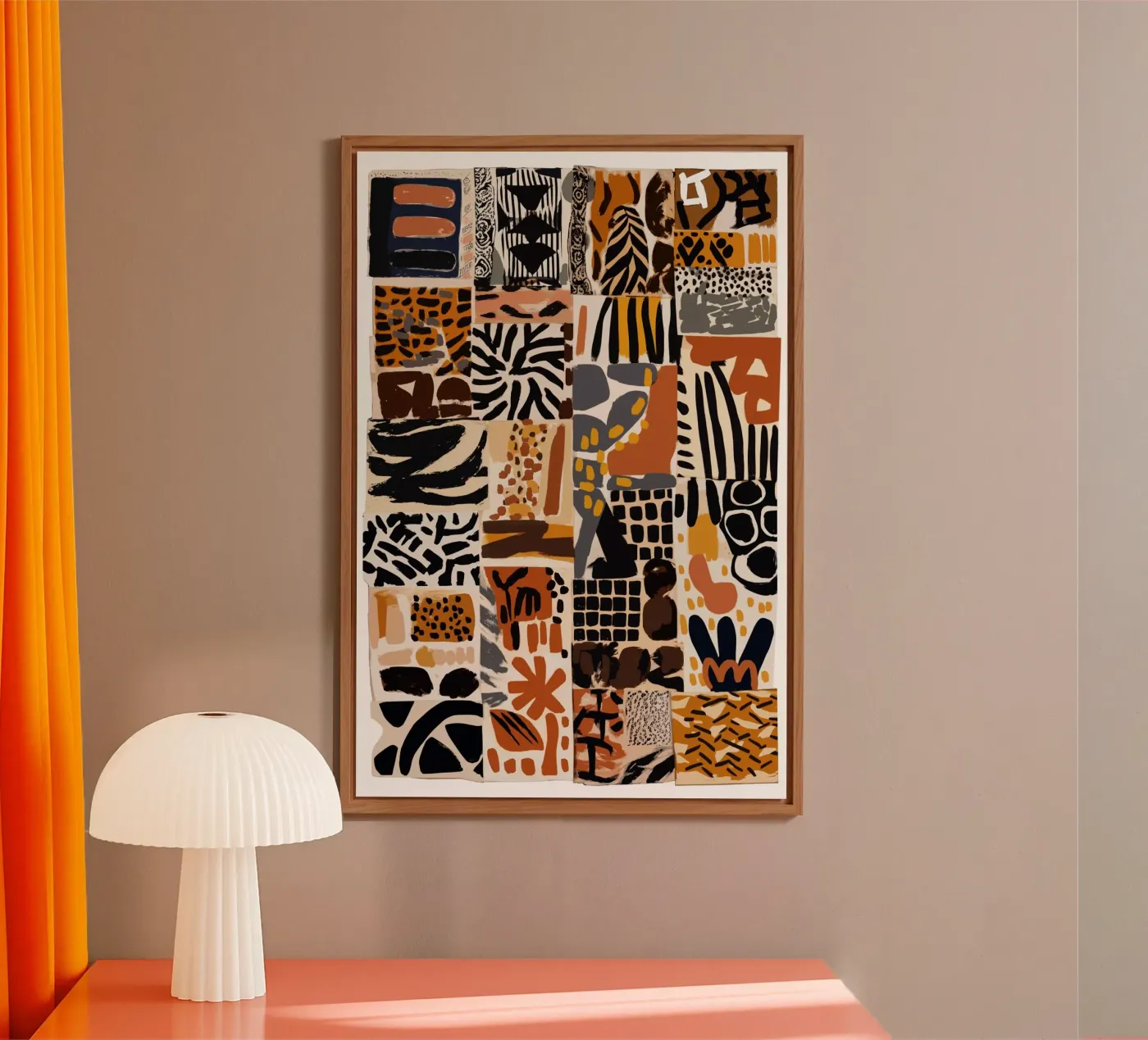 Afri Pattern alu-dibond by treechild