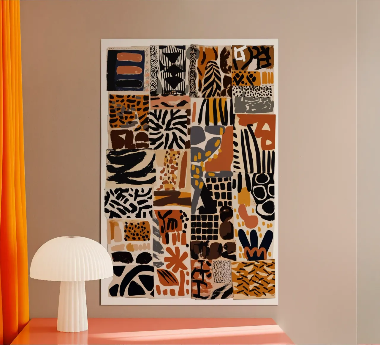 Afri Pattern poster van treechild